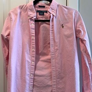 Ralph Lauren slim fit Oxford - pink, size 4